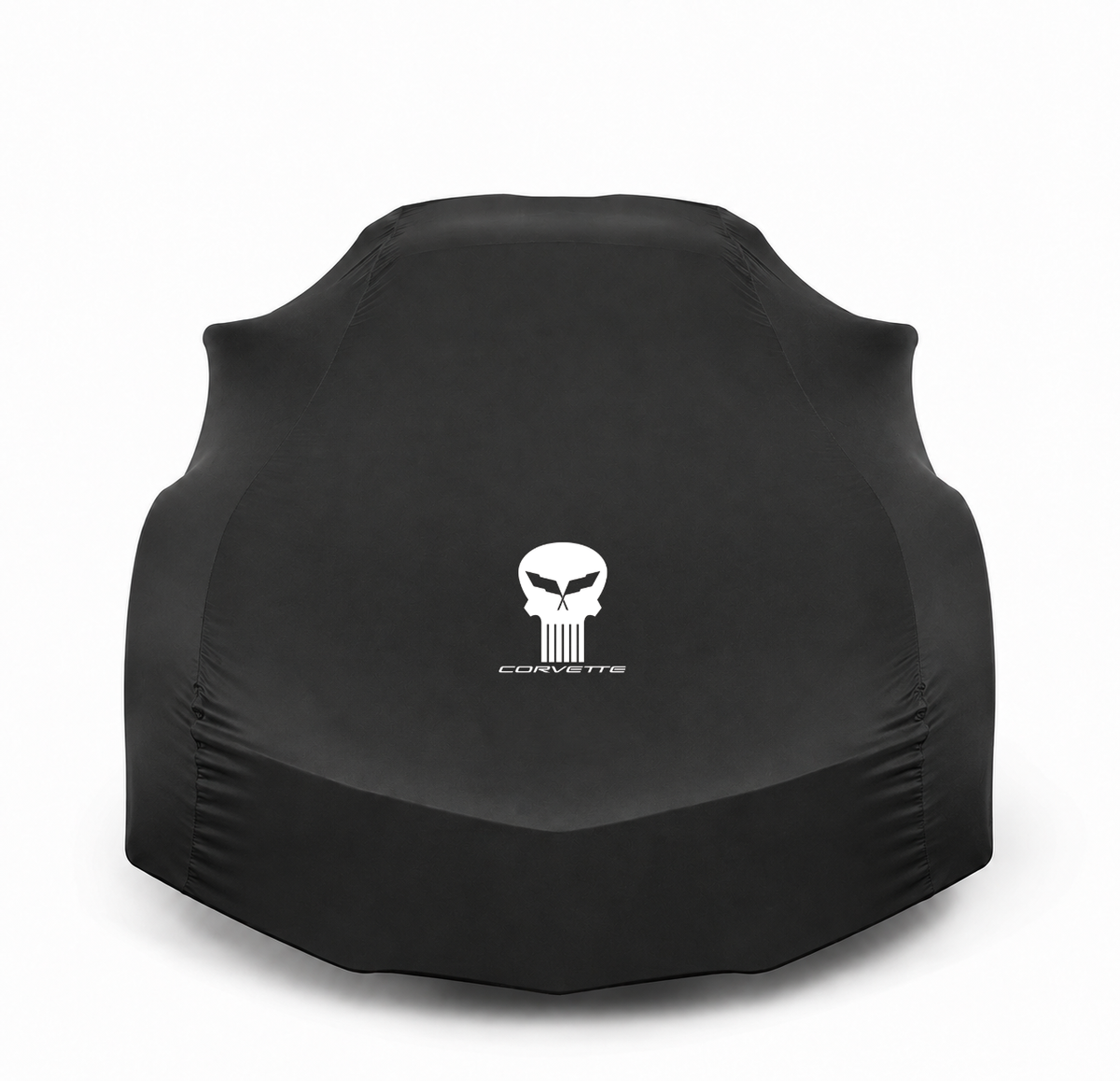 CORVETTE JAKE SKULL Autoabdeckung, CORVETTE JAKE SKULL maßgefertigte Indoor-Autoabdeckung