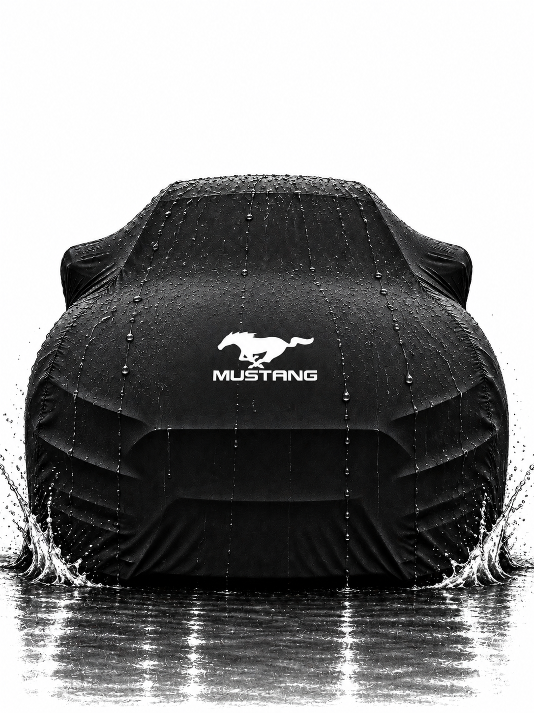 Mustang maßgefertigte Outdoor-Autoabdeckung