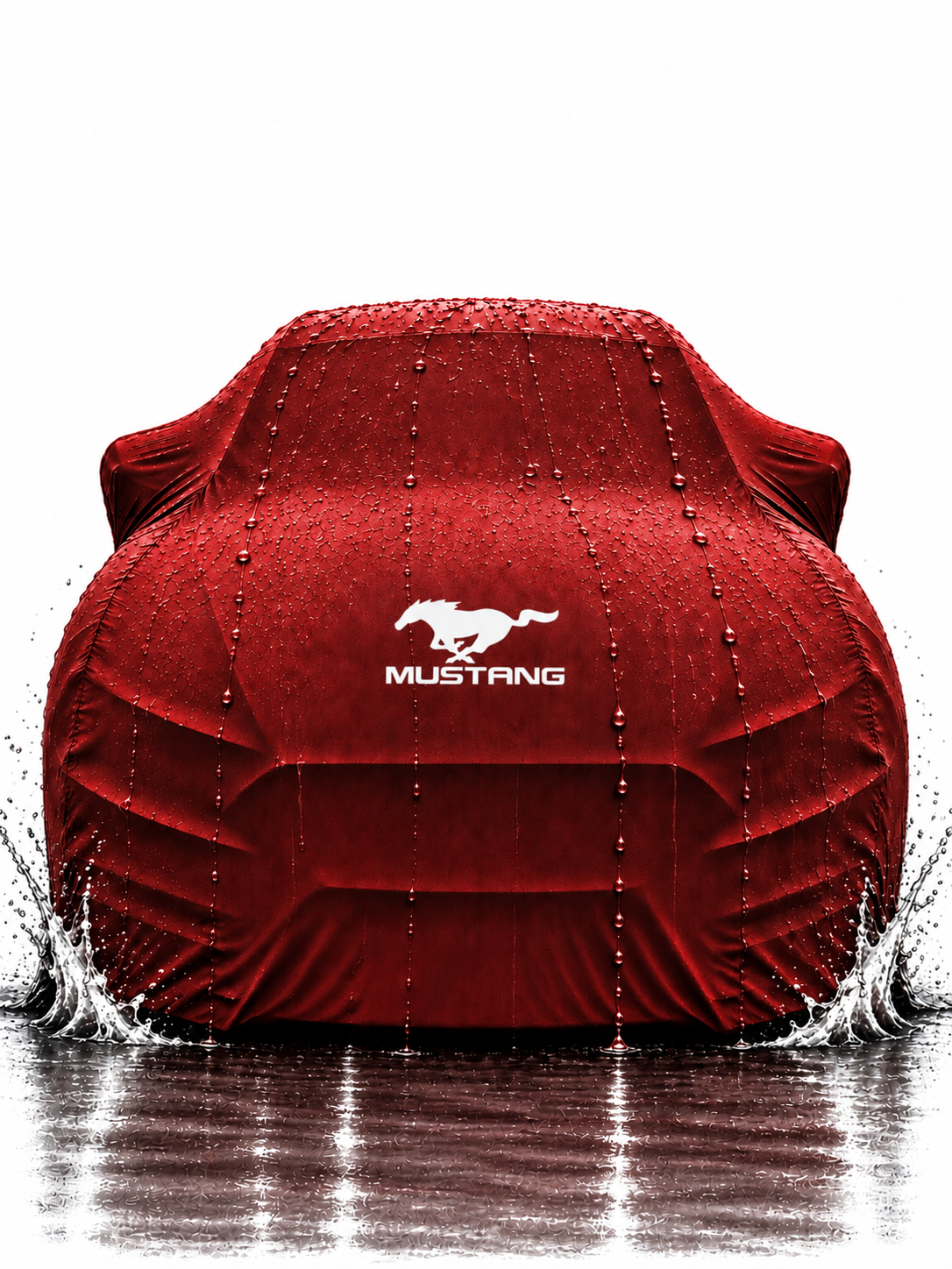Mustang maßgefertigte Outdoor-Autoabdeckung