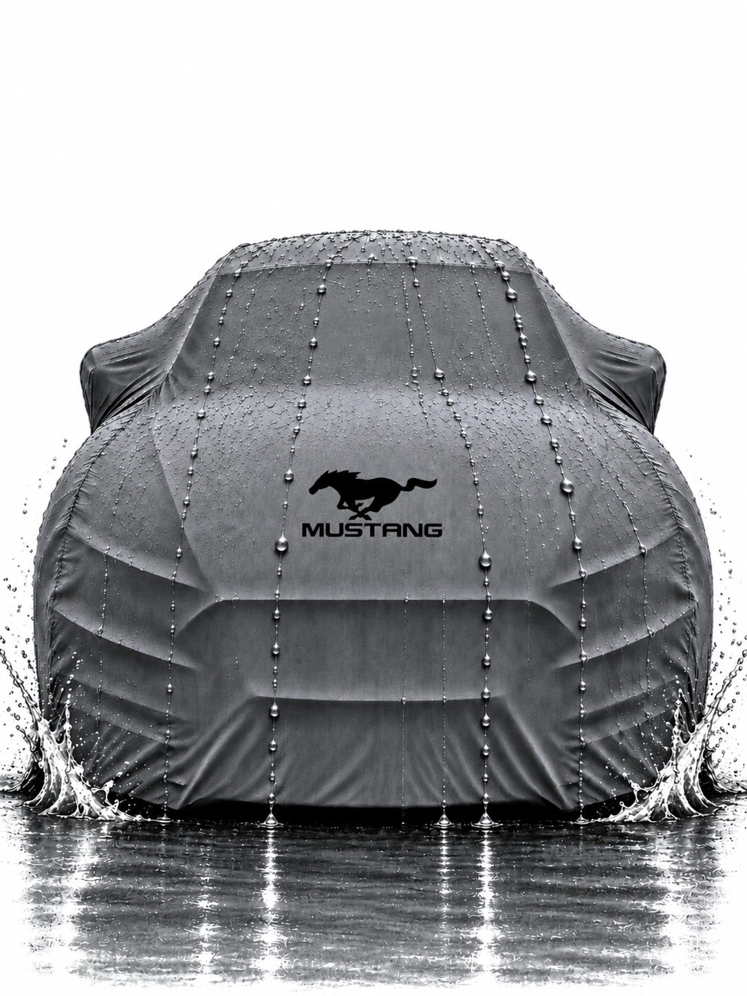 Mustang maßgefertigte Outdoor-Autoabdeckung