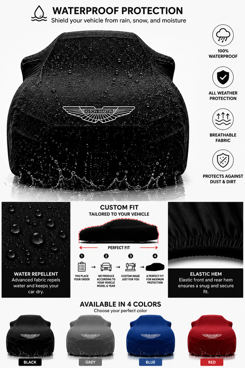 Aston Martin maßgefertigte Outdoor-Autoabdeckung
